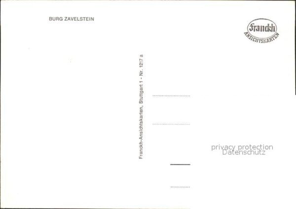 Zavelstein Burg Gedicht – Bild 2