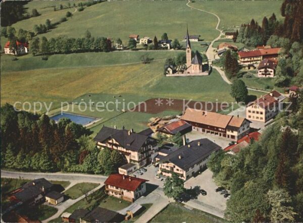 Kreuth Tegernsee Fliegeraufnahme Hotel Post