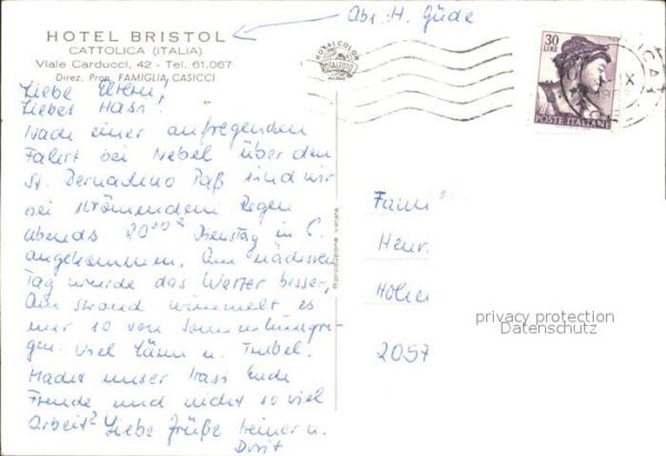 Cattolica Rimini Hotel Bristol Segelboot – Bild 2