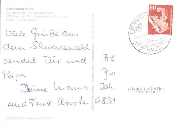 Altensteig Schwarzwald Hotel Sonnenbühl – Bild 2