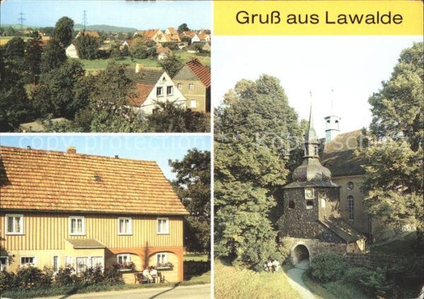 Lawalde Umgebindehaus Kirche Torturm