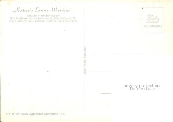 Breitnau Kaiser Tanne Wirtshus – Bild 2