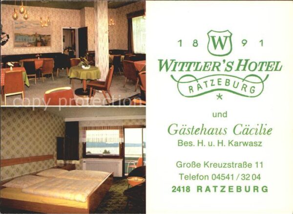Ratzeburg Wittler Hotel Gästehaus Cäcilie