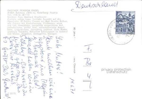 Sulzberg Vorarlberg Gasthof Pension Engel – Bild 2