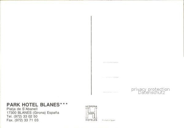 Blanes Park Hotel Blanes Strand – Bild 2