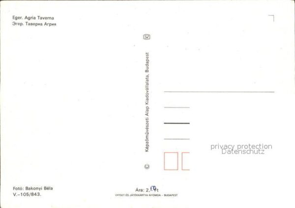 Eger Ungarn Agria Taverna – Bild 2