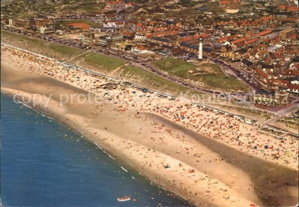 Egmond aan Zee Fliegeraufnahme