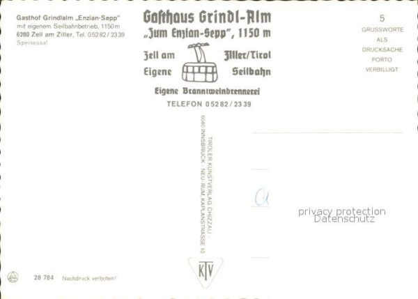 Zell Ziller Tirol Gasthof Grindlalm Enzian Sepp – Bild 2