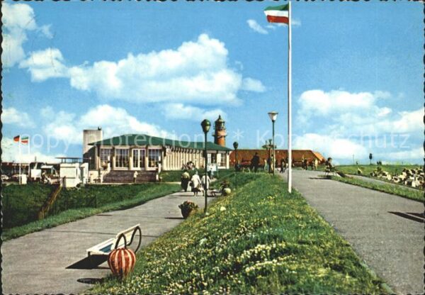 Buesum Nordseebad Deichpromenade Südstrand Liegehalle