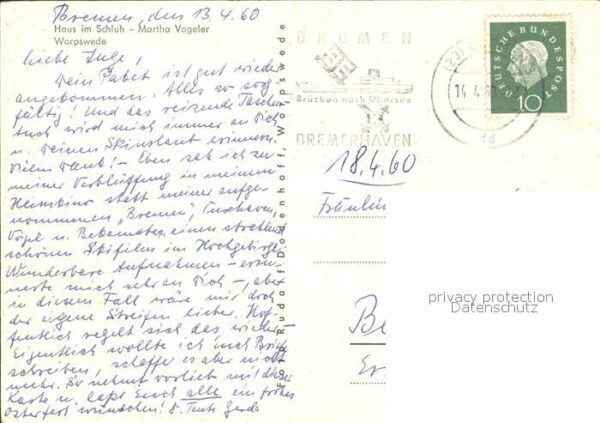 Worpswede Haus Schluh Martha Vogeler – Bild 2