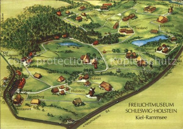 Kiel Rammsee Lageplan Freilichtmuseum