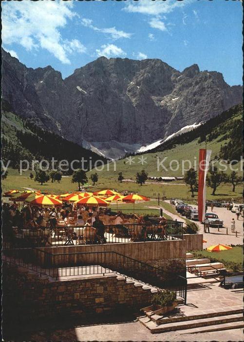 Karwendel Alpengasthof Eng Grossen Ahornboden Gru