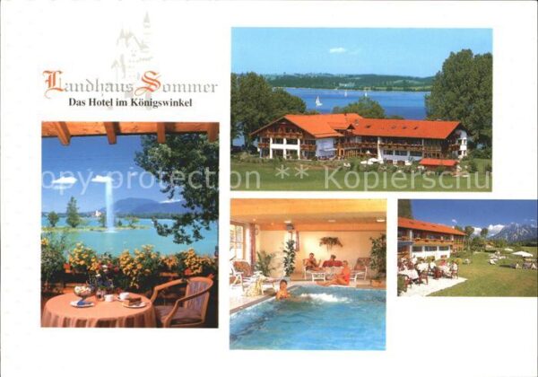 Fuessen Allgaeu Landhaus Sommer Hotel Königswinkel Forg