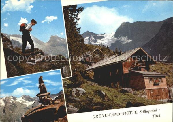 Gruene Wand Huette Keilbachspitze Weg Lapenscharte