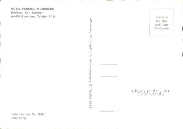 Gmunden Salzkammergut Hotel Pension Moosberg – Bild 2