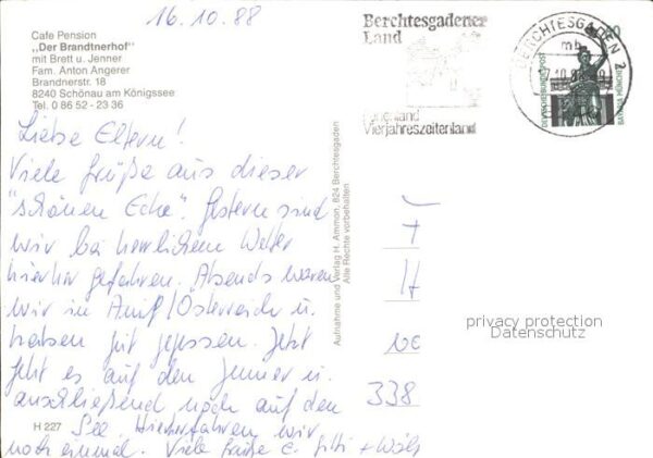 Schoenau Koenigssee Cafe Pension Der Brandtnerhof – Bild 2
