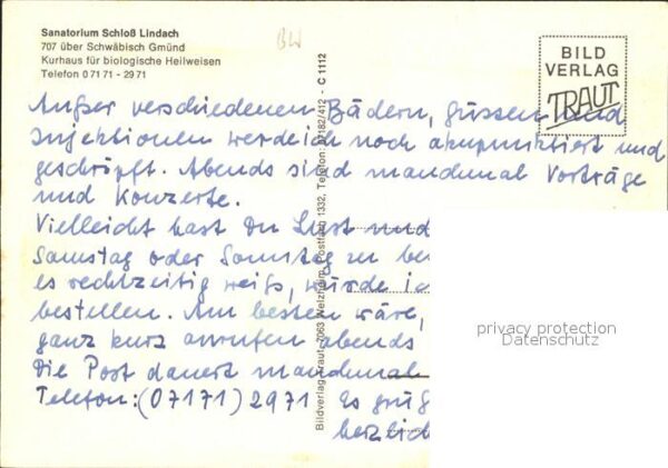 Schwaebisch Gmuend Sanatorium Schloss Lindach – Bild 2