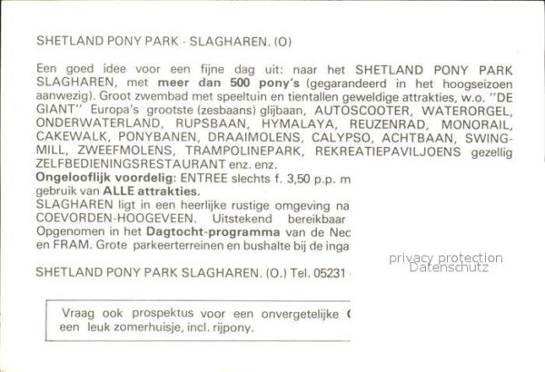 Slagharen Shetland Pony Park Hardstikke leuk – Bild 2