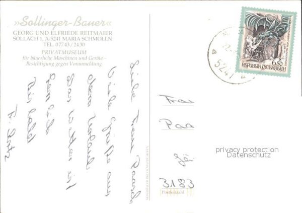 Maria Schmolln Sollinger Bauer – Bild 2