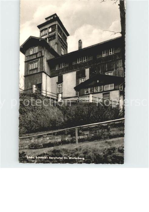 Saechsische Schweiz Berghotel Gr Winterberg