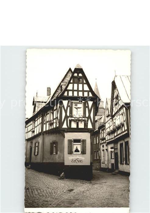 Braubach Rhein Weinhandlung Eck Fritz