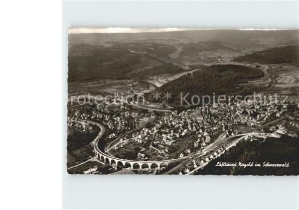 Nagold Viadukt Fliegeraufnahme