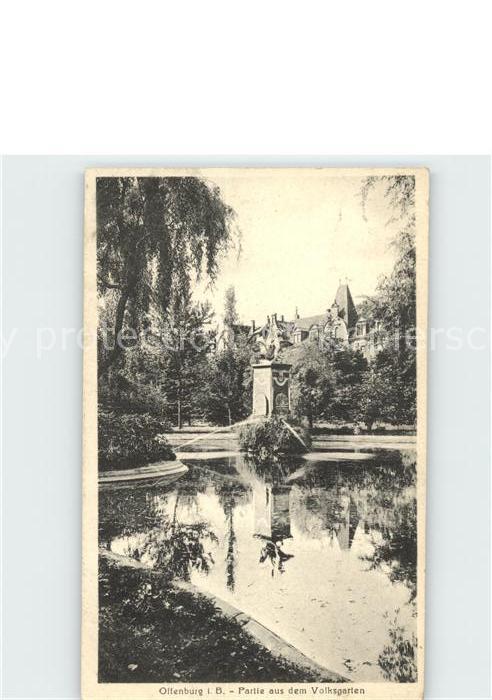 Offenburg Partie aus dem Volksgarten