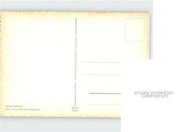 Muehlacker Henri Arnaud Denkmal – Bild 2