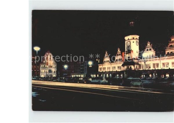 Leipzig Altes Rathaus und Alte Waage am Markt