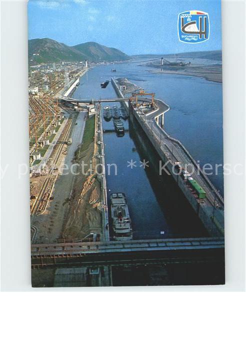 Bukarest Wasserkraft und Schiffahrtsanlage am Ei