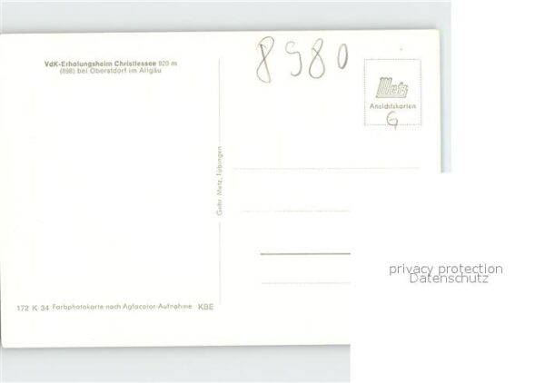 Oberstdorf VdK Erholungsheim Christlessee – Bild 2