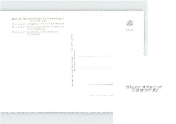 Schramberg Kloster Heiligenbronn Volksschule Schwe – Bild 2