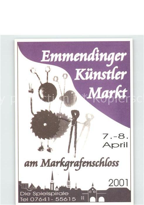 Emmendingen Plakat Emmendinger Künstler Markt