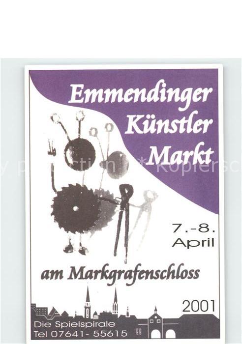 Emmendingen Emmendinger Künstlermarkt Plakat