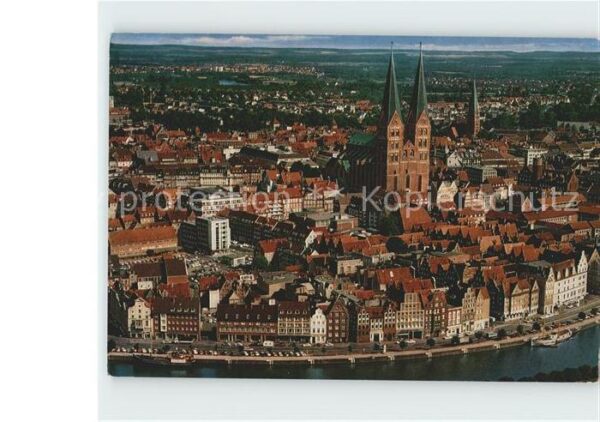 Luebeck Fliegeraufnahme