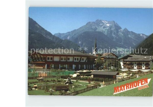 Mayrhofen Zillertal mit Grünberg Europahaus