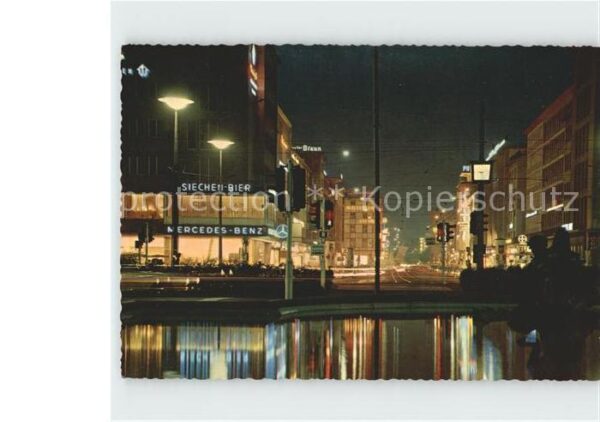 Mannheim Planken bei Nacht