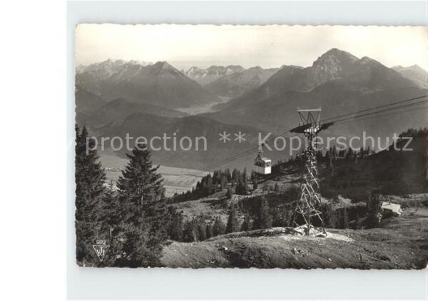 Reutte Tirol Reuttener Bergbahn mit Zugspitze und Th