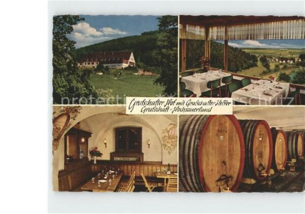 Grafschaft Sauerland Grafschafter Hof mit Weinkeller Gaststu