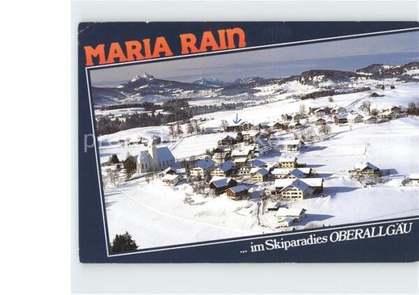 Maria Rain Kaernten Winter Panorama