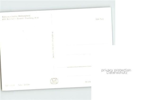 Kursdorf Konsumgaststätte Mühltalpforte Gaststub – Bild 2