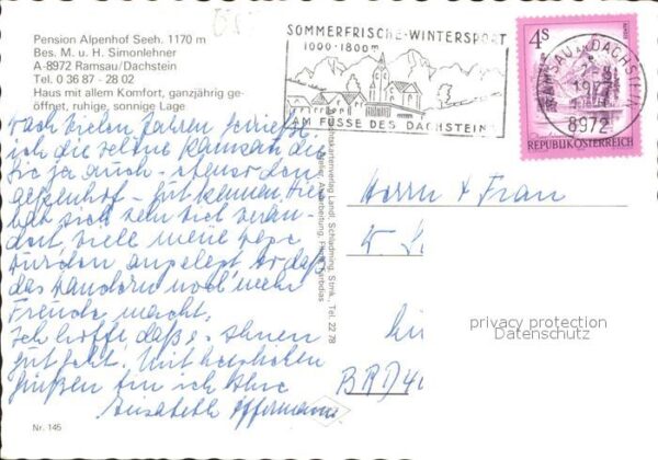 Ramsau Dachstein Steiermark Pension Alpenhof – Bild 2