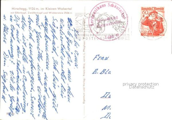Hirschegg Kleinwalsertal Vorarlberg Elferkopf Zwölferkopf und Widderstein – Bild 2
