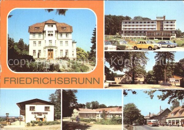 Friedrichsbrunn Harz Sanatorium Ernst Thälmann FDGB Bettenha
