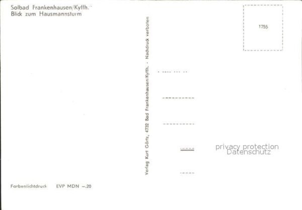Frankenhausen Bad Hausmannsturm – Bild 2