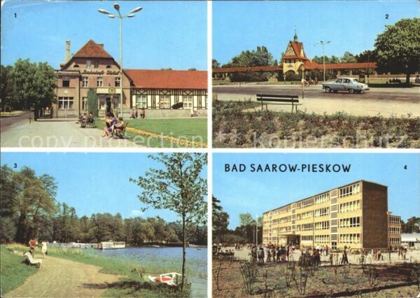Bad Saarow-Pieskow Bahnhofes- Hotel Schiffsanlegestelle