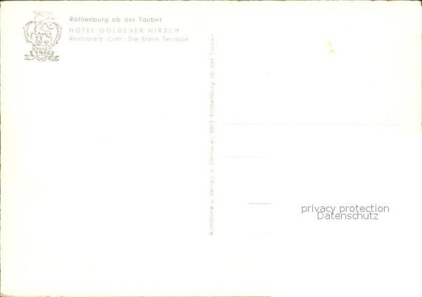 Rothenburg Tauber Hotel Goldener Hirsch – Bild 2