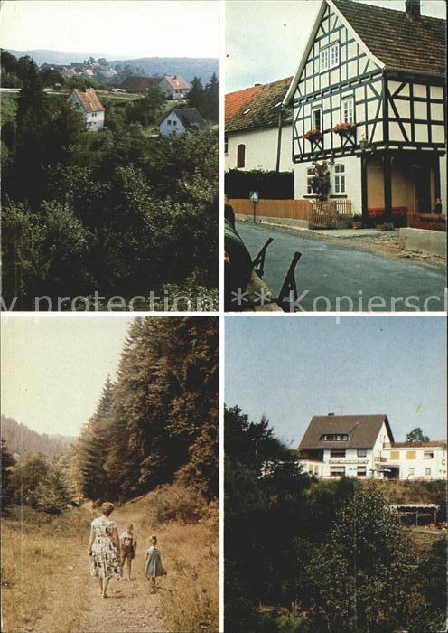 Lichtenfels Hessen Gasthaus Cafe Pension Waldhaus