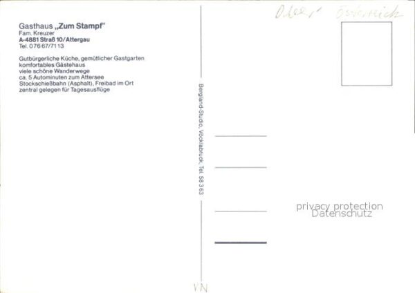 Strass Attergau Gasthaus Zum Stampf – Bild 2