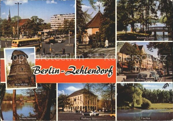 Zehlendorf Berlin Alte Dorfkirche Fischtal Rathaus Schlac
